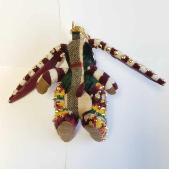 Authentic! Burberry Key Vera the Hare Ring Charm Bunny Rabbit Burberry Keychain - Picture 9 of 14